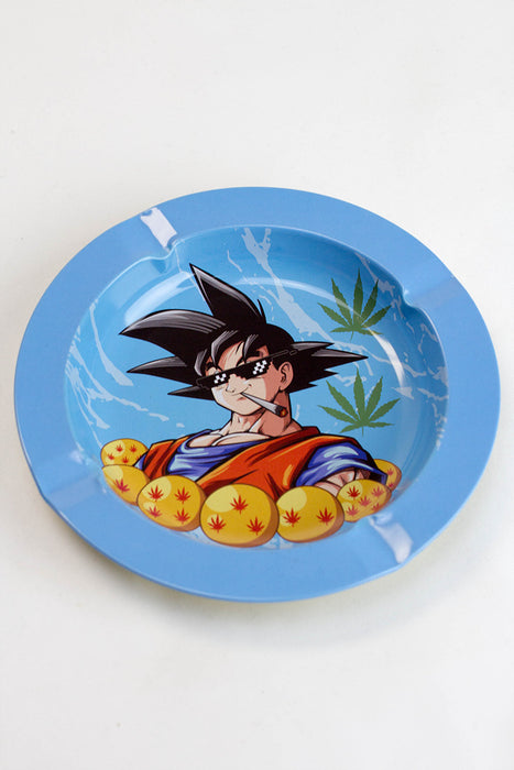 Smoke Arsenal round metal ashtray-Token Saiyan - One Wholesale