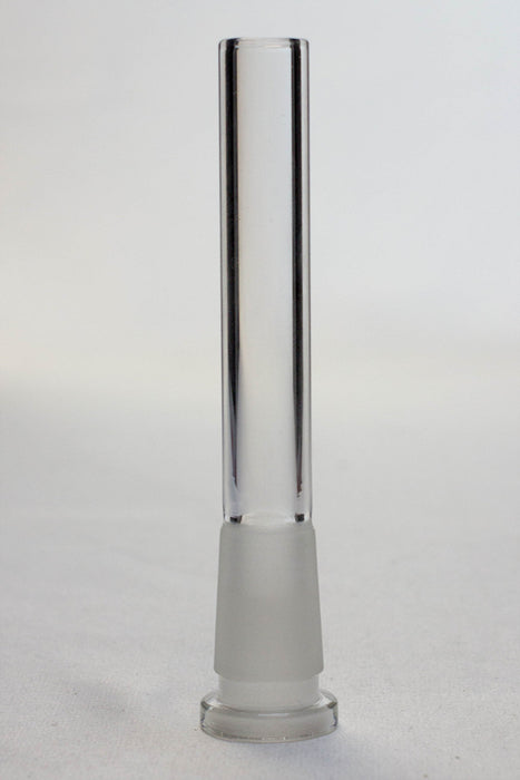 Glass open ended popper downstem-4 3/4 Inches - One Wholesale