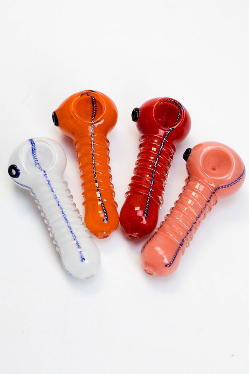 4.5" soft glass 6815 hand pipe- - One Wholesale