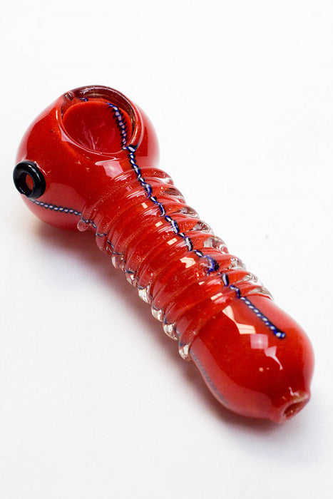 4.5" soft glass 6815 hand pipe- - One Wholesale