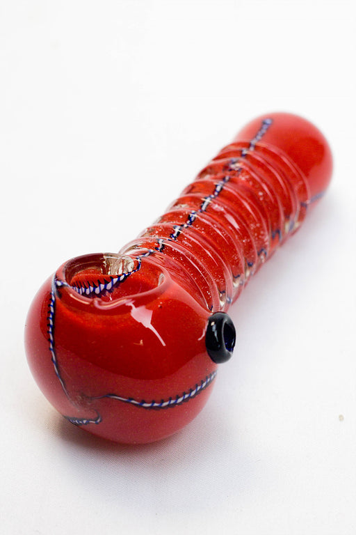 4.5" soft glass 6815 hand pipe- - One Wholesale