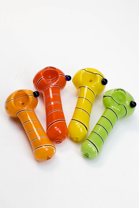 4.5" soft glass 6816 hand pipe- - One Wholesale