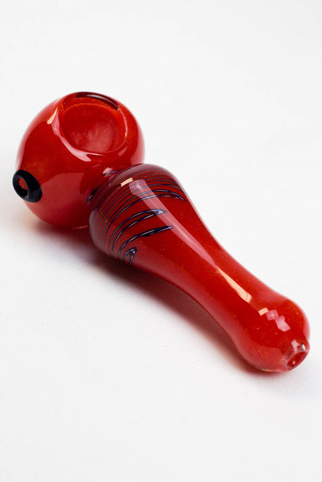 4.5" soft glass 6817 hand pipe- - One Wholesale