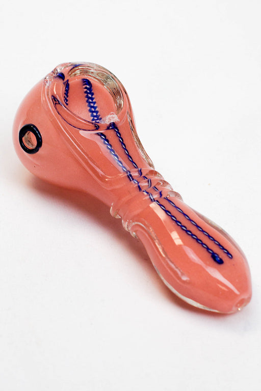 4.5" soft glass 6818 hand pipe- - One Wholesale