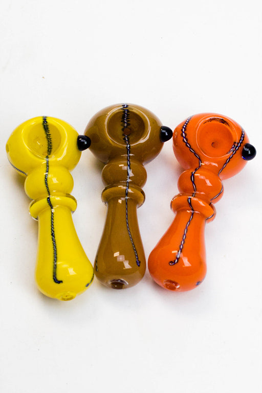 4.5" soft glass 6822 hand pipe- - One Wholesale