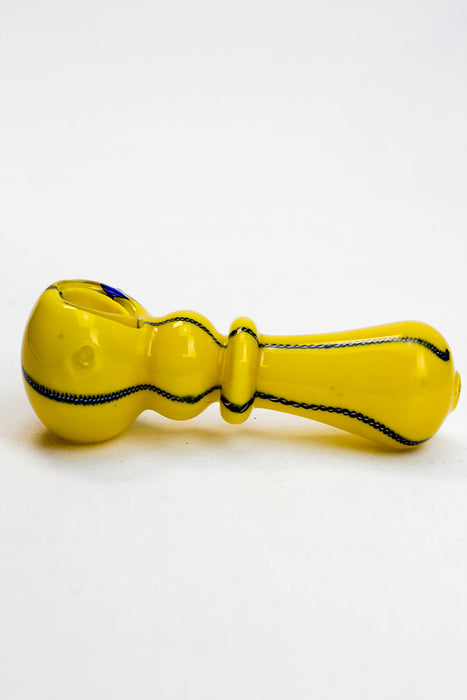4.5" soft glass 6822 hand pipe- - One Wholesale