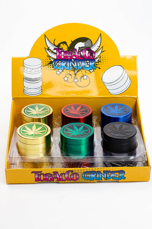 4 parts leaf metal color grinder displays Display ONE