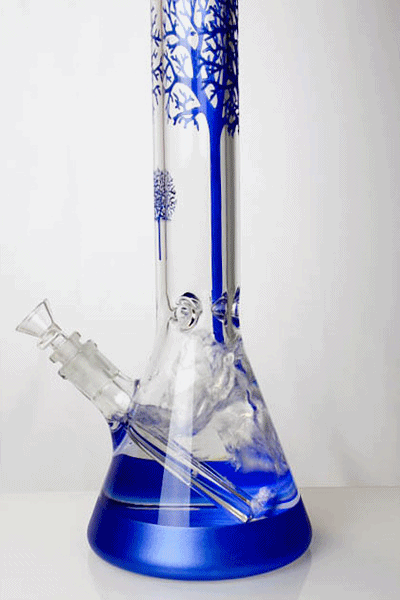 15.5" Tree of Life 7mm classic glass bong Glass Bong ONE