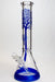 15.5" Tree of Life 7mm classic glass bong-Blue - One Wholesale