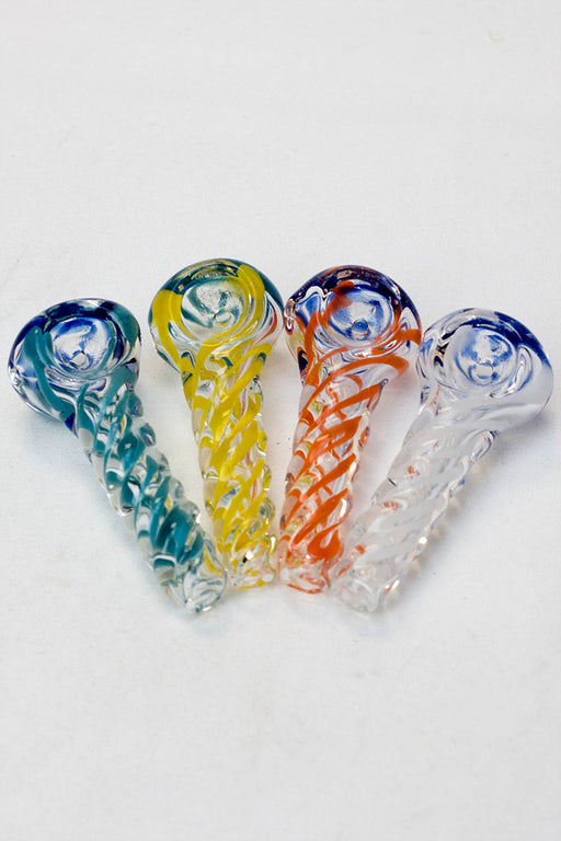 2.5" soft glass 6945 hand pipe - Pack of 10- - One Wholesale