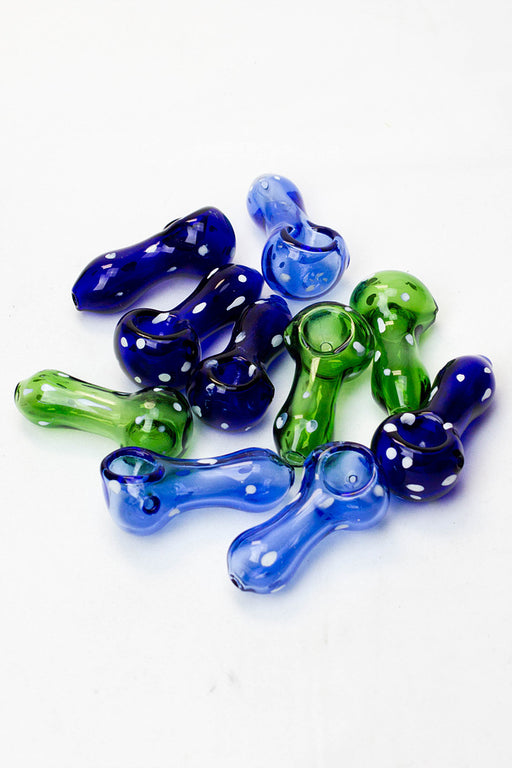 2.5" soft glass 6946 hand pipe - Pack of 10- - One Wholesale