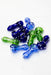 2.5" soft glass 6946 hand pipe - Pack of 10- - One Wholesale