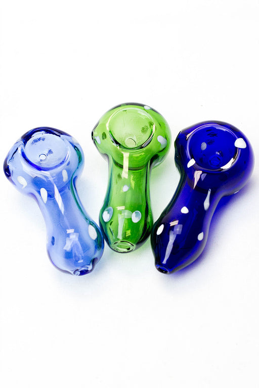 2.5" soft glass 6946 hand pipe - Pack of 10- - One Wholesale