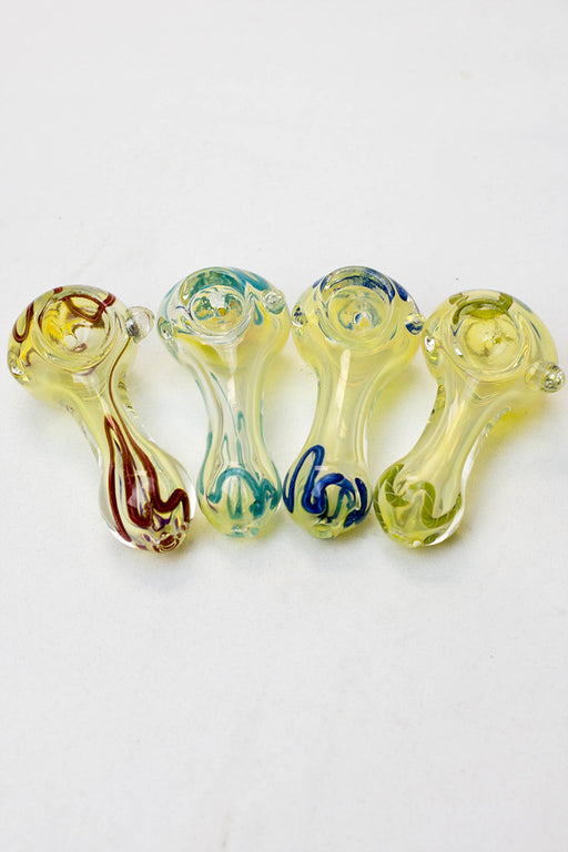 2.5" soft glass 6948 hand pipe - Pack of 10- - One Wholesale