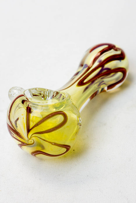 2.5" soft glass 6948 hand pipe - Pack of 10- - One Wholesale