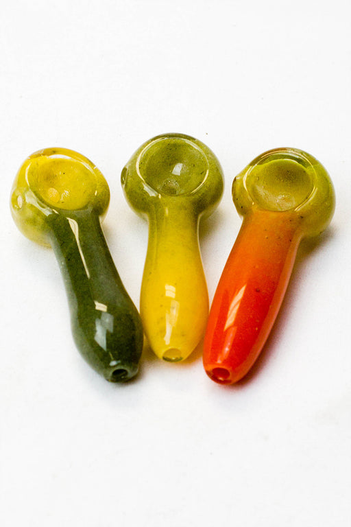 2.5" soft glass 6949 hand pipe - Pack of 10- - One Wholesale