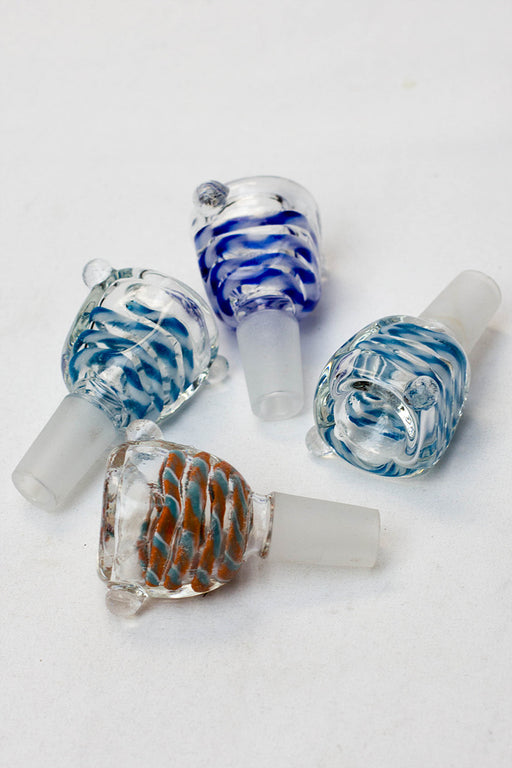 Glass Cube bowl for 14 mm Joint - Pack of 4 Cap · Dabber · Insert · Clip · Nail ONE