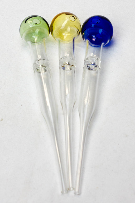 6.5" Oil burner pipe - Pack of 8 Glass Hand Pipe ONE
