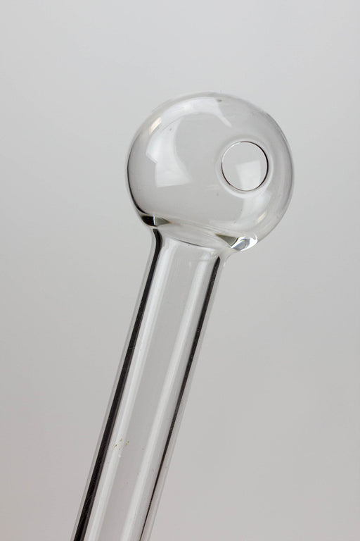 4.5" Oil burner clear tube pipe - Pack of 10 Glass Hand Pipe ONE