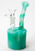 7" Detachable silicone bubbler Silicone Bong ONE Teal
