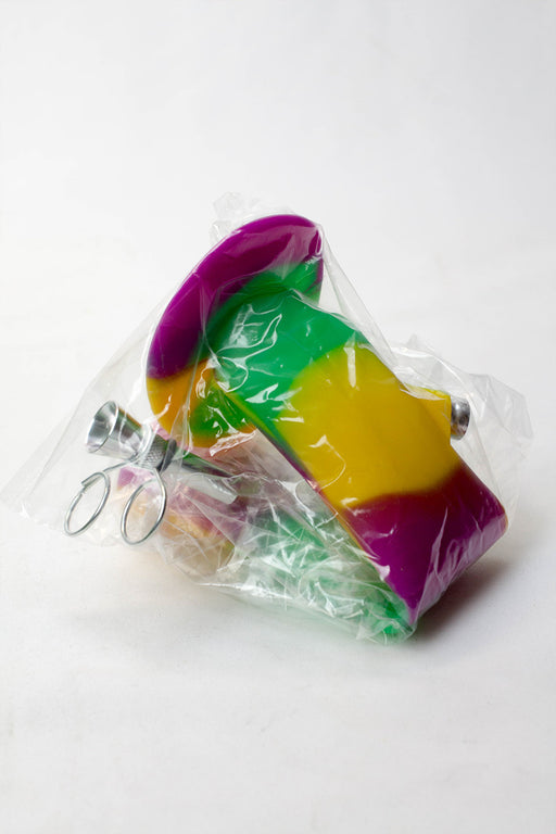 9" Foldable silicone tube portable bong Box of 6 Resin · Silicone · Plastic Bong ONE