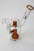 7" genie shower head diffused oil rig-Amber - One Wholesale
