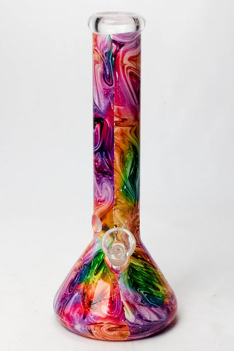 10" Graphic wrap glass water pipe- - One Wholesale