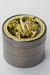 4 parts color grinder with a decoration lid Box of 12- - One Wholesale