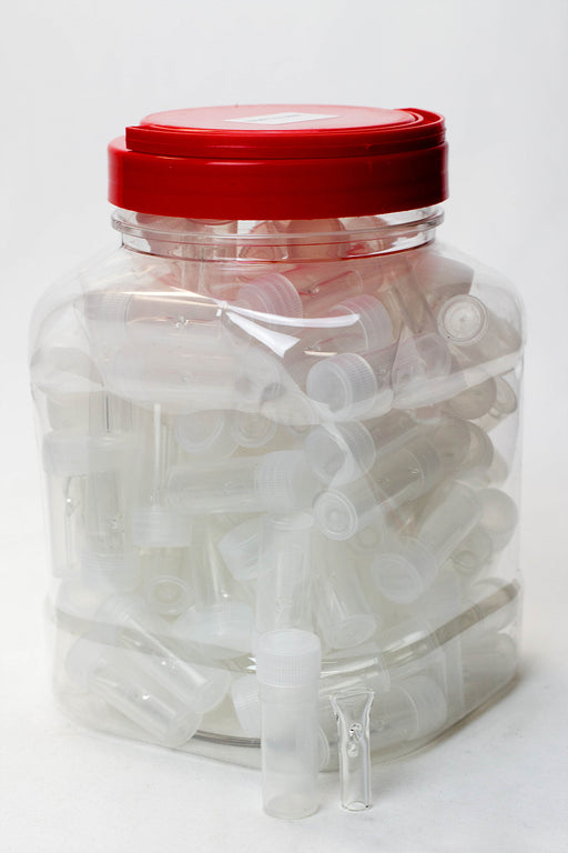 Flat Lip Glass Tips Jar of 120- - One Wholesale