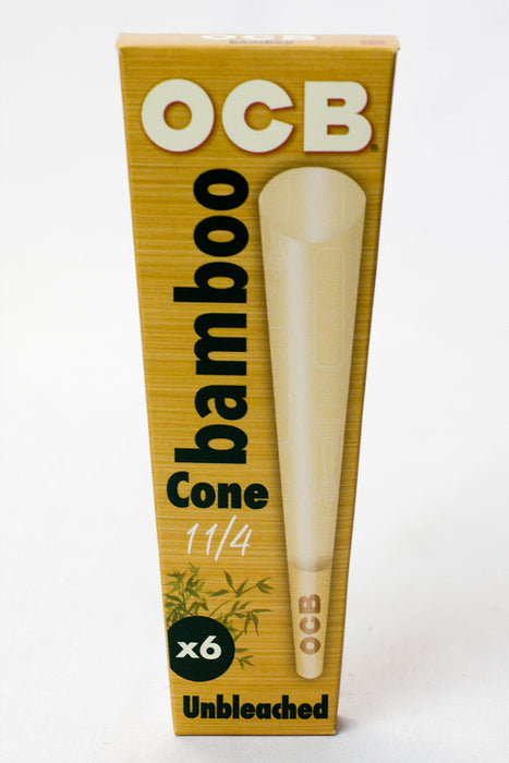 OCB Bamboo Cone 1 1/4 Box of 32- - One Wholesale