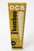 OCB Bamboo Cone 1 1/4 Box of 32 ROLLING PAPER ONE