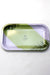 Choice leaf Medium Rolling Tray-Green Palm - One Wholesale