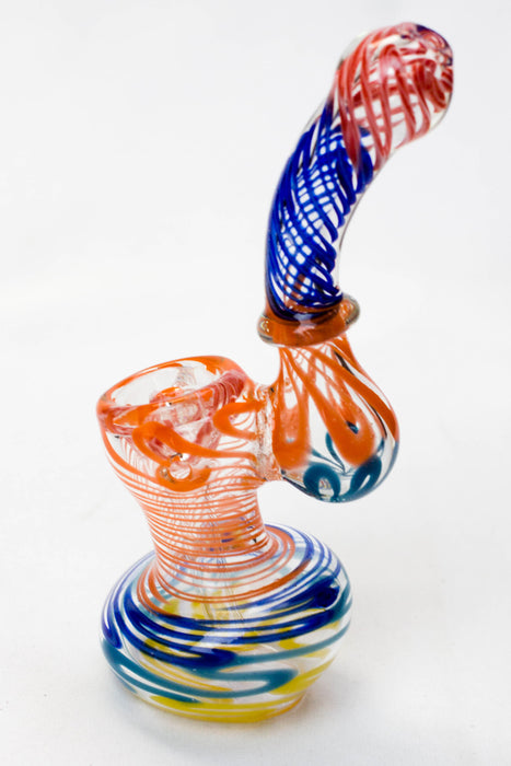 6" Single chamber bubbler Glass Pipe ONE