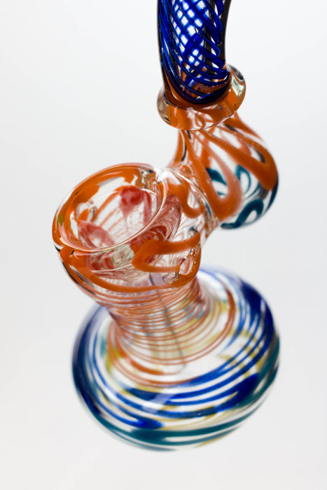 6" Single chamber bubbler Glass Pipe ONE
