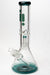 14" Infyniti shower-head 9 mm glass water bongs-Teal - One Wholesale