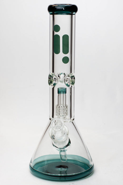 14" Infyniti shower-head 9 mm glass water bongs- - One Wholesale