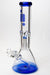 14" Infyniti shower-head 9 mm glass water bongs-Blue - One Wholesale