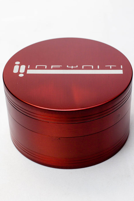 Infyniti 4 parts GIANT herb grinder-Red - One Wholesale