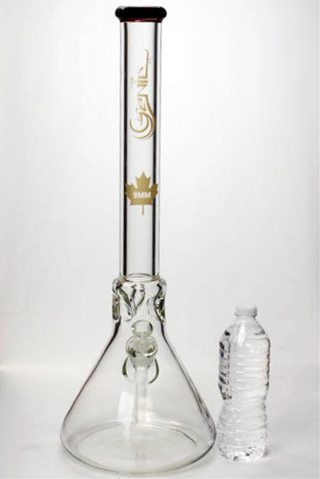 23" Genie 9 mm Giant beaker glass water bong- - One Wholesale