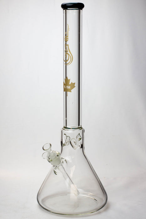 23" Genie 9 mm Giant beaker glass water bong-Teal - One Wholesale