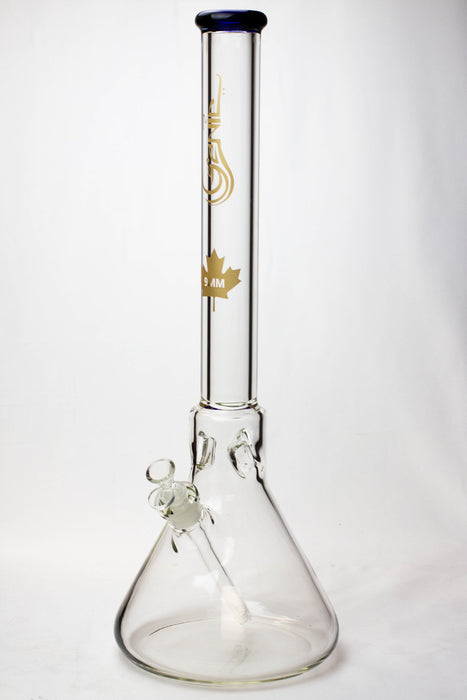 23" Genie 9 mm Giant beaker glass water bong-Dark Blue - One Wholesale