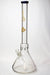 23" Genie 9 mm Giant beaker glass water bong-Dark Blue - One Wholesale