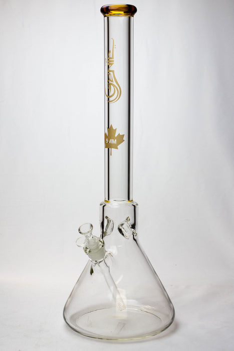 23" Genie 9 mm Giant beaker glass water bong-Yellow - One Wholesale