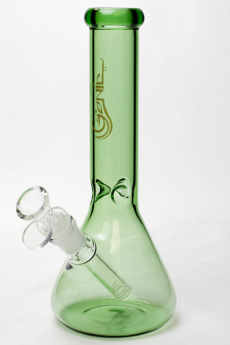 10" Genie color tube glass water bong-Green - One Wholesale