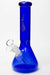 10" Genie color tube glass water bong-Blue - One Wholesale