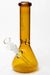 10" Genie color tube glass water bong-Amber - One Wholesale