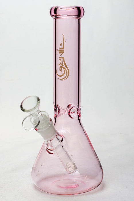 10" Genie color tube glass water bong-Pink - One Wholesale