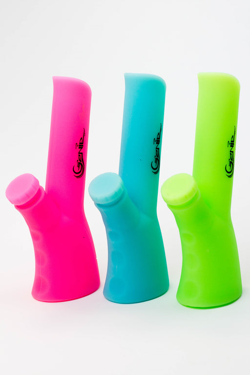 8.5" Genie Glow in the dark silicone water bong Resin · Silicone · Plastic Bong ONE