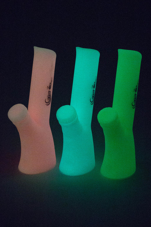 8.5" Genie Glow in the dark silicone water bong Resin · Silicone · Plastic Bong ONE
