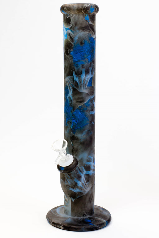 14" Straight tube silicone water bong Resin · Silicone · Plastic Bong ONE